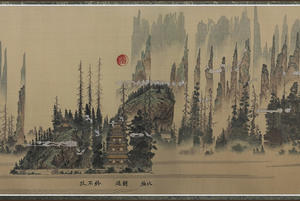 音浪變身山水畫！中國藝術家杜昆結合電音聲波的詩意「譜山水」畫作
