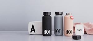 清爽舒服的丹麥極簡設計，陪你度過的冷冷冬天的「HOT 字母保溫瓶」