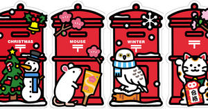 日本郵局 2019 冬季郵筒明信片療癒出爐！鼠年春花、雪白貓頭鷹... 插畫可愛登場