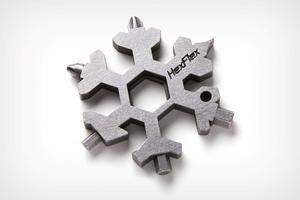 有著迷人的雪花造型的多功能工具 HexFlex MultiTool