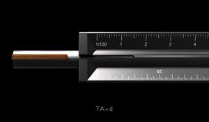 筆與尺的極致一體化！設計人的工藝美學「TA+d 筆力尺」集比例尺、工程筆、書寫筆一身