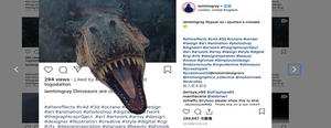 打破 Instagram 視窗框限制！藝術家如何讓侏羅紀暴龍探頭嘶吼、功夫熊貓跳出視窗、蜘蛛人伸手越界第四面牆？