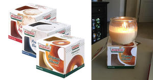 吃甜甜圈吃不過癮？ 香味 24 小時供應的 Krispy Kreme 甜甜圈香氛蠟燭