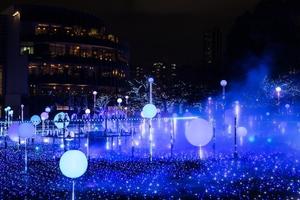六本木東京中城聖誕燈光盛宴，還能一邊滑冰一邊享受夜景！