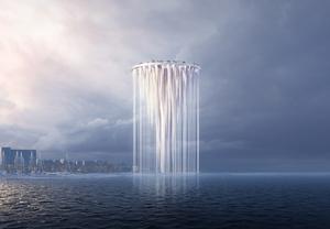 深圳前海灣「天空之城」？藤本壯介以99座懸浮塔組成的漂浮塔建築提案