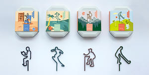 日本特色「人形剪影線香」！點燃衝浪、閱讀、登山、打高爾夫造型線香祭拜故人