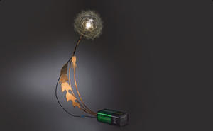 一顆電池一朵蒲公英，打造細膩的自然光源