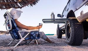 把輪胎變桌子！美國 Tire Table 輕型戶外攜帶桌