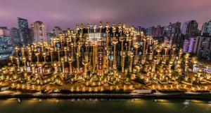上海魔幻新景點「天安千樹」！海澤維克以1000棵樹柱打造現代巴比倫空中花園