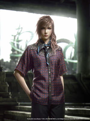 當太空戰士XIII-2穿上了Prada 2012春夏男裝