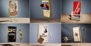 書本直接變故事主角！Terry Border的幽默鐵絲創作