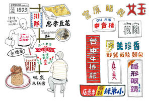 【閱讀書齋】《手繪台中日和》：在地人帶你逛台中的專賣記憶