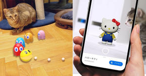 Google搜尋全新AR手機拍照功能！Kitty、布丁狗、小精靈等14款日本動漫角色3D版登場