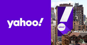 Yahoo 釋出新 Logo！保留經典字樣和紫色調、大寫 Y 首度改為小寫，放大驚嘆號強調品牌活力