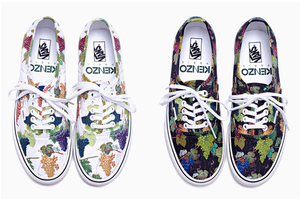KENZO x VANS聯名鞋款，鮮豔印花躍然入鞋