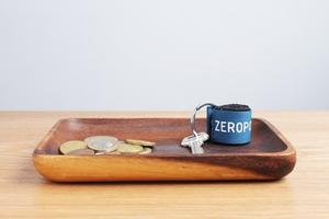 沒有負擔輕鬆帶，鑰匙圈上隨時取－最小的摺疊便利購物袋 Zeropoint