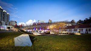 2023台灣文博會「工藝館」！「鷂－飄浮的停機坪」飄浮設計工藝裝置亮相空總